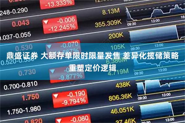 鼎盛证券 大额存单限时限量发售 差异化揽储策略重塑定价逻辑